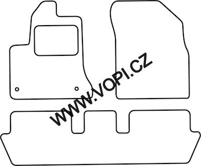Autokoberce Citroen C4 Picasso 5 míst 10/2006 - 05/2013 Perfectfit (845)